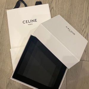Authentic Celine storage box and shopping bag